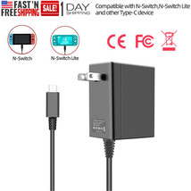5V/2.6A Charger For Nintendo Switch Ac Adapter Power Supply Type C Cable... - £12.11 GBP