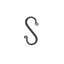 Wrought Iron Medium Forged S-Hooks (Set of 6) USA Handcrafted - $23.95
