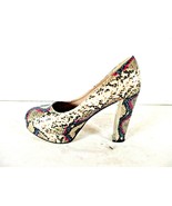 Sole Diva Snake Print Platform Pumps Heels Shoes Women&#39;s 7 3E (SW36) - £19.11 GBP