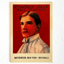 Mathewson 1915 Cracker Jack Card #88 Reprint 4/24 New York Nationals 1993 - £3.15 GBP