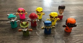 Finger Puppets Lot of 9 Paw Patrol Plastic Preschool Manipulative Play Counting - £6.78 GBP