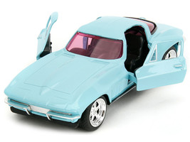 1966 Chevrolet Corvette Light Blue with Pink Tinted Windows "Pink Slips" Series  - $45.49