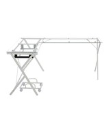 Dazenus Computer Desk, Clear Glass Top &amp; White Finish - €154,92 EUR