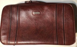 Vintage Leather - Samsonite Sonora II Carry On Luggage 22 X 13 X 10 Burgundy - £38.76 GBP