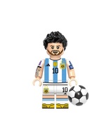 Football Player Leo Messi Argentina World Cup Champion Minifigures Brick... - £2.74 GBP