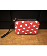 Nintendo 3DS DS Lite Red White Hearts Carrying Case - Rare! - $25.99