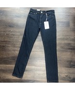 AQ American Quality Jeans Women&#39;s 18 Blue Mid-Rise Skinny Pants 33x32.5-... - £14.65 GBP