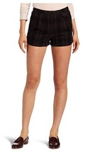 NWT Fred Perry S1710 Women&#39;s Graphite Marl Tartal Check Shorts - £56.22 GBP