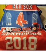 Boston Red Sox Fan Bundle  Large 2018 World Series Flag Can Kolder Sign Mug - $23.28