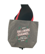HALLMARK CHANNEL Believe in Christmas Magic tote bag - 100% cotton gray ... - £11.97 GBP