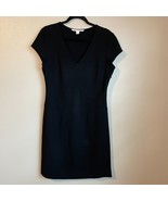 Diane Von Furstenberg DVF Black Norma Ponte Pencil Sheath Dress Size 10 ... - $920.94 MXN
