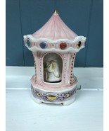 Vtg Schmid Musical Collectibles Carousel Waltz Porcelain Rotating Music ... - $716.26 MXN