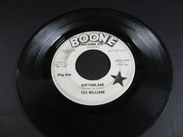 Tex Williams 45 Rpm Boone 1040 - Bottomland / First Step Down Promotional - £7.46 GBP