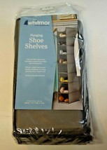 Whitmor Hanging Shoe Shelves 8 Easy Access Shelves Section Closet Organi... - £7.10 GBP