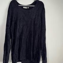 Croft and Barrow women’s black soft knit sweater size 2X - £9.08 GBP