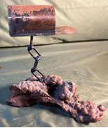 Old Vintage Mailbox Art Sculpture Signed Artist Metal Man Tucson AZ Stat... - $717.78 MXN
