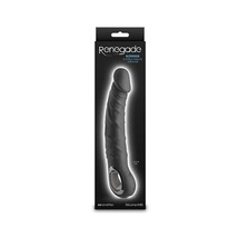 Renegade Rimmer Vibrating Dong w/Handle Black - $24.65