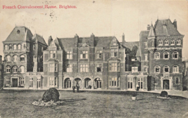 Brighton Sussex Inghilterra ~ Francese Convalescenza Casa ~1907 Foto Cartolina - £7.88 GBP