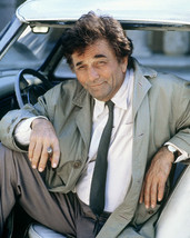 Columbo Peter Falk Iconic With Cigar In Classic Vintage Car 8X10 Photo - £8.59 GBP