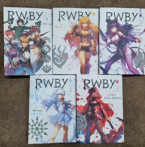 RWBY Official Manga Anthology Volume 1-5(END) Complete Set English Version  - £95.57 GBP