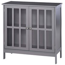 kleankin Gray Sideboard Buffet Cabinet with 2 Doors for Kitchen Living Room - $146.99