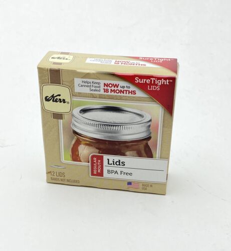 Kerr 10071 Regular Canning Jar Lids - Pack of 12 - $7.36