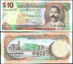 Barbados. Banknote 10 dollars. 2007 (2010). Unc. Paper. Cat# P.68b - £12.93 GBP