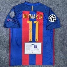 Neymar Jr SIGNED Barcelona 16/17 Home Signature Shirt/Jersey + COA - £99.87 GBP