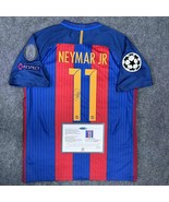 Neymar Jr SIGNED Barcelona 16/17 Home Signature Shirt/Jersey + COA - £89.89 GBP