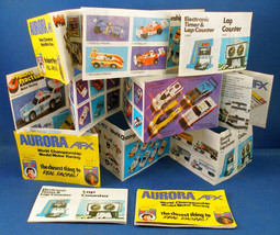 1pc 1978-82 Aurora AFX HO Slot Car International 10-Fold European Insert... - $6.99