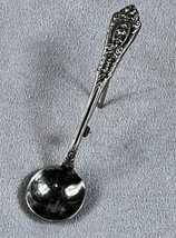 Vintage WALLACE Sterling Silver Small Salt Spoon Brooch Pin Art Deco Sug... - £21.52 GBP