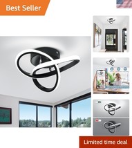 Compact Modern Ceiling Light 11&quot; - Ideal for Hallway, Kitchen, Bathroom - $43.00