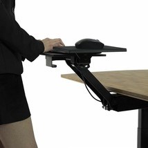 Black Ergonomic Under Desk Pull Out Keyboard Sit or Stand Tray - $3,165.97 MXN