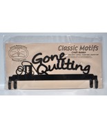 Classic Motifs 12 Inch Gone Quilting Header Charcoal - $368.20 MXN