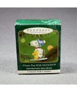 Hallmark 2001 Winter Fun With Snoopy #4 Woodstock Skating Miniature Orna... - $20.43 CAD