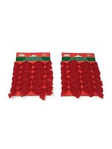 Christmas House Decorative Bows 36 Count 2.5in x 3in - $12.86