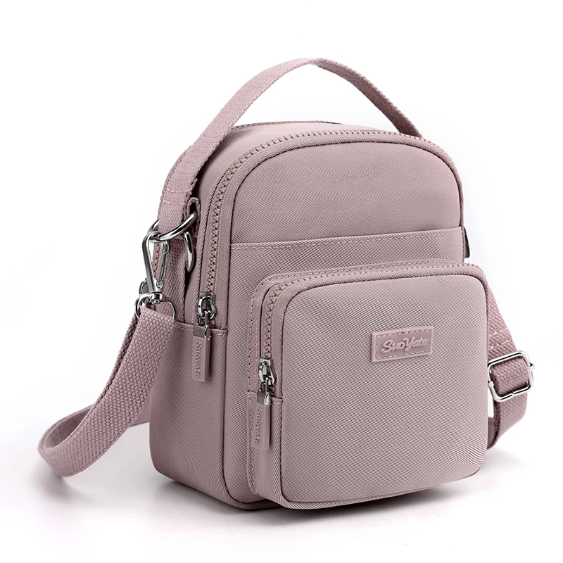 Fashion 3 Layers Women Mini Handbag High Quality Durable Fabric Female S... - £20.59 GBP
