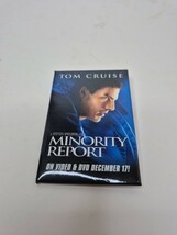 Minority Report Tom Cruise Movie Video &amp; DVD Promotional Button Pin Back... - $154.76 MXN