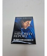 Minority Report Tom Cruise Movie Video &amp; DVD Promotional Button Pin Back... - $154.76 MXN