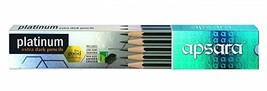 Apsara Platinum Extra Dark Pencils - Pack of 10 pencils - £9.47 GBP