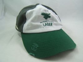 Moosehead Lager Hat Factory Distressed Green White Snapback Baseball Cap - $14.87