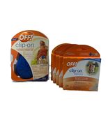 Off! Clip On Mosquito Fan Circulated Repellent 1 Unit 5 Boxes Refills- 2 Ea 10T - $89.79