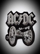 AC/DC HEAVY ROCK METAL POP MUSIC BAND EMBROIDERED IRON  OR SEW ON LARGE ... - £3.97 GBP