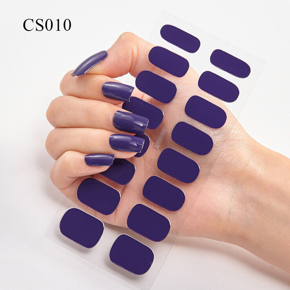 Primary image for Full Size Nail Wraps Stickers Manicure 3D Strips CA Model #CS010