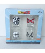 Dragon Ball Z Super Shot Glass Clear Set Of 4 Mini Glasses 2oz NEW DBZ S... - €33,41 EUR