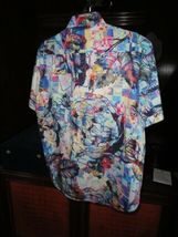 robert graham mens short sleeve medium shirt image 6