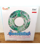 Pool Candy Tropical Palms Large Green Leaves Pool Tube, 42&quot; Wide - £15.72 GBP