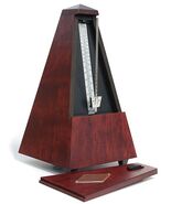 Wittner Bell Mahogany High Polish #811-Gloss Finish Wood Key Wound Metro... - $262.35