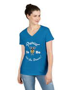 100lbs down Ladies&#39; V-Neck T-Shirt - Proud custom designed tee - $465.98 MXN+