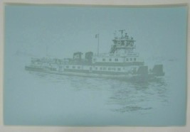1973 Robert Crown Towboat Laminated Photo Commissioning 17&quot;x11&quot; Placemat WS8D - £9.54 GBP
